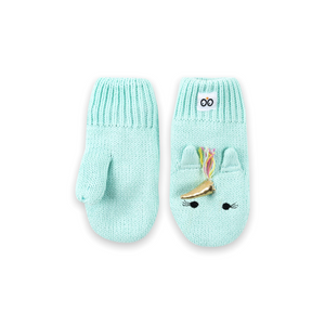 Zoocchini Knit Mittens ~ Allie the Alicorn