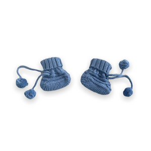 Estella Hand-Knit Baby Booties