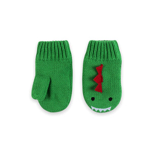 Zoocchini Knit Mittens ~ Devin the Dinosaur