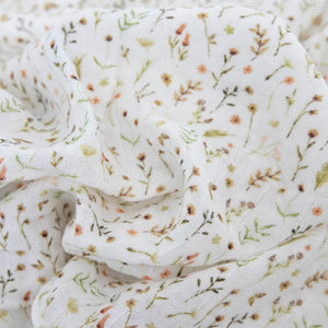Little Unicorn Organic Cotton Muslin Swaddle ~ Floral Field