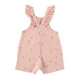Babyclic Petals Flutter Sleeve Short Overalls ~ Pink
