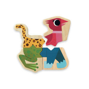 Djeco Mixanimo Magnetic Wooden Puzzle