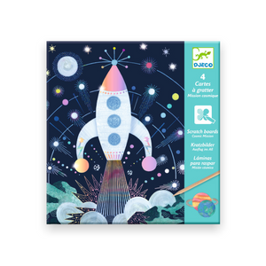Djeco Cosmic Mission Scratch Cards