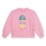 Billieblush Embellished Pineapple Sweatshirt ~ Pink