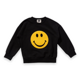 Petite Hailey Smile Sweatshirt ~ Black