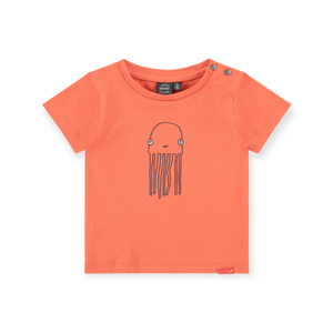 Babyface Baby Graphic T-Shirt ~ Octopus/Grapefruit