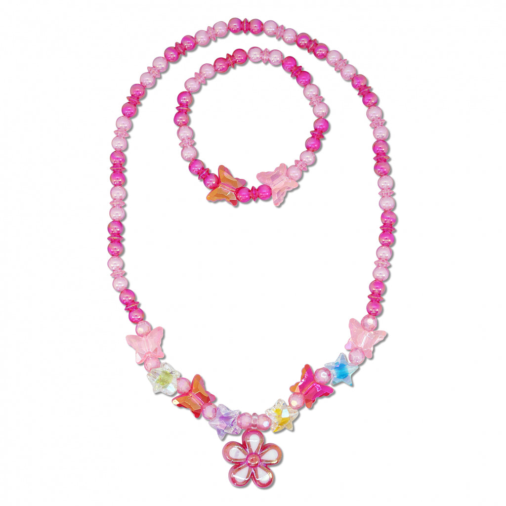 Milk x Soda Flower Necklace & Bracelet Set