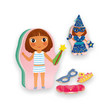 Djeco Belissimo Wooden Magnetic Dress Up