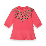 Billieblush Baby Drop Waist Sweatshirt Dress ~ Pink/Hearts