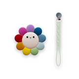 Loulou Lollipop Silicone Teether Set ~ Daisy