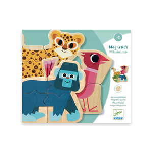Djeco Mixanimo Magnetic Wooden Puzzle