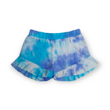 MIA New York Hachi Hoodie & Ruffle Shorts Set 7-12 ~ Blue Tie Dye