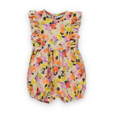 Molo Baby Felicia Printed Short Romper ~ Baby Roses