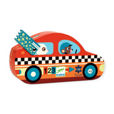 Djeco Racecar Mini Silhouette Puzzle