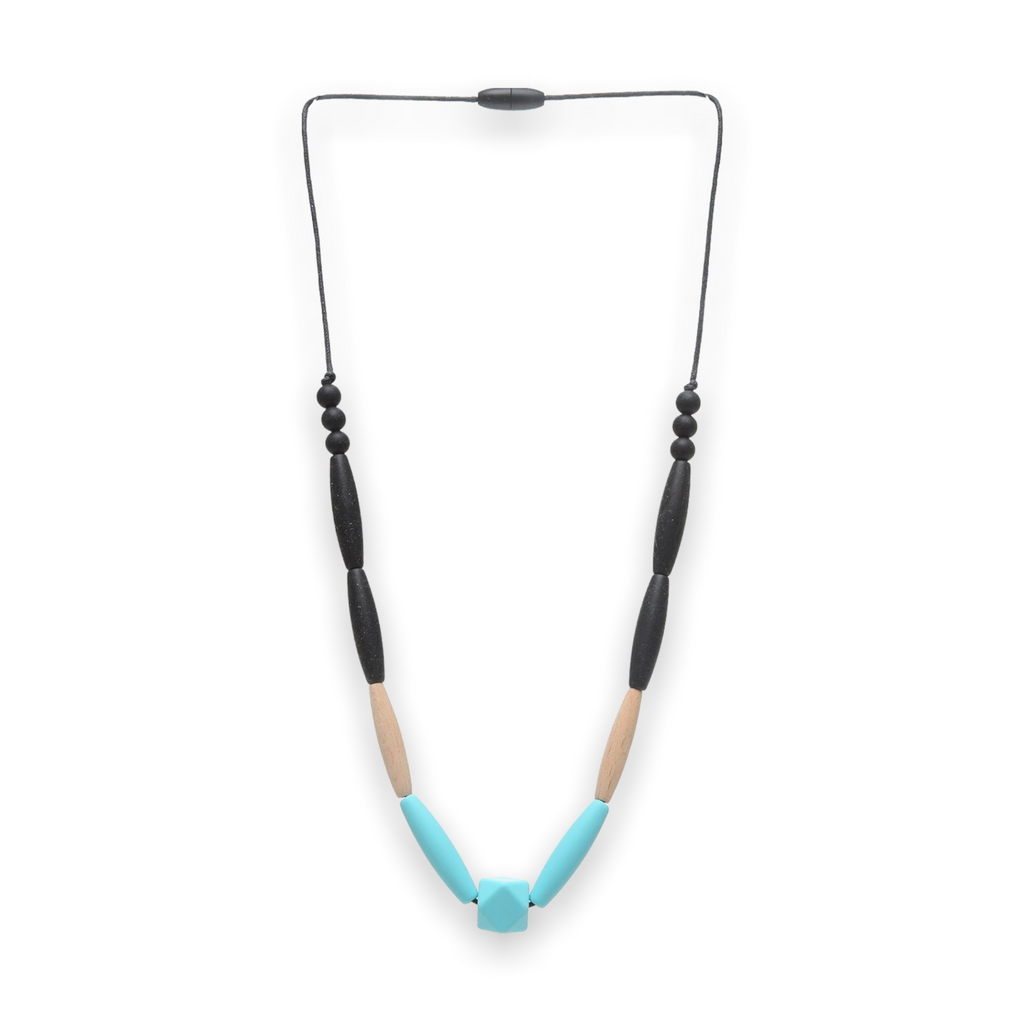 Chewbeads Bedford Teething Necklace ~ Turquoise