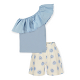 Molo Rebecca Ruffle Top & Albertha Shorts 7-12 ~ Windy/Crisp Smiles