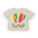 Rowdy Sprout Baby No Doubt Not Quite Crop s/s Tee ~ Dirty White