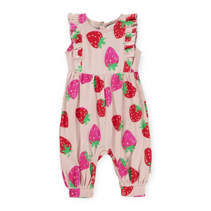 Molo Baby Fallon Romper ~ Strawberries Mini
