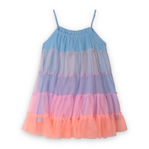 Billieblush Tiered Tulle Dress ~ Multi