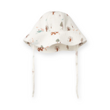 Elegant Baby Muslin Sun Hat ~ On The Farm