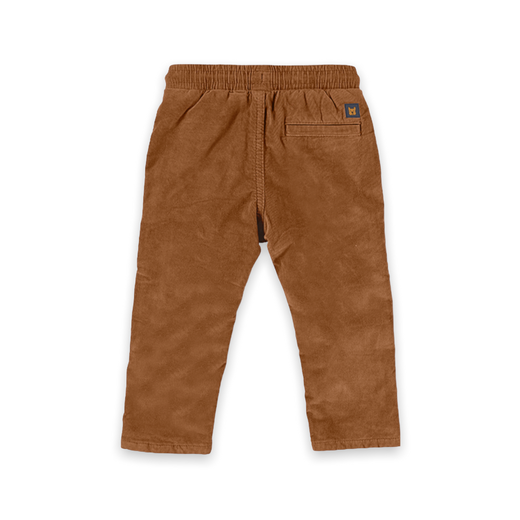 Mayoral Baby Boy Micro-Cord Lined Pants ~ Brown