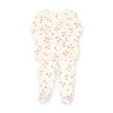 Tun Tun Printed Kimono Set ~ Cherries/Natural