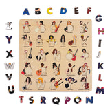 Guitar Legends Wooden Alphabet Puzzle