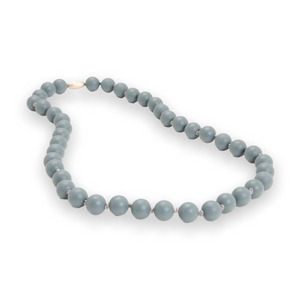 Chewbeads Jane Teething Necklace ~ Stormy Grey