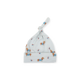 Tun Tun Knotted Hat ~ Dogs/Light Blue