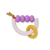 January Moon Arch Ring Teether ~ Plum