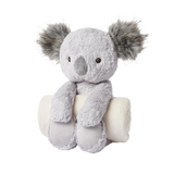 Elegant Baby Bedtime Huggie Blanket w/ Plush Toy ~ Koala