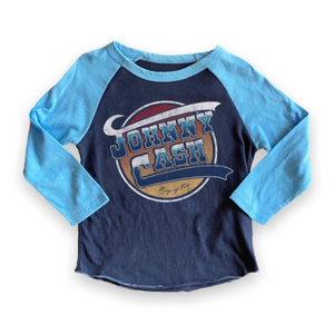 Rowdy Sprout l/s Raglan Tee ~ Johnny Cash