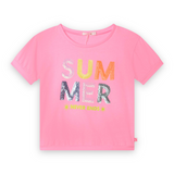 Billieblush Sequin Summer Tee Shirt ~ Pink