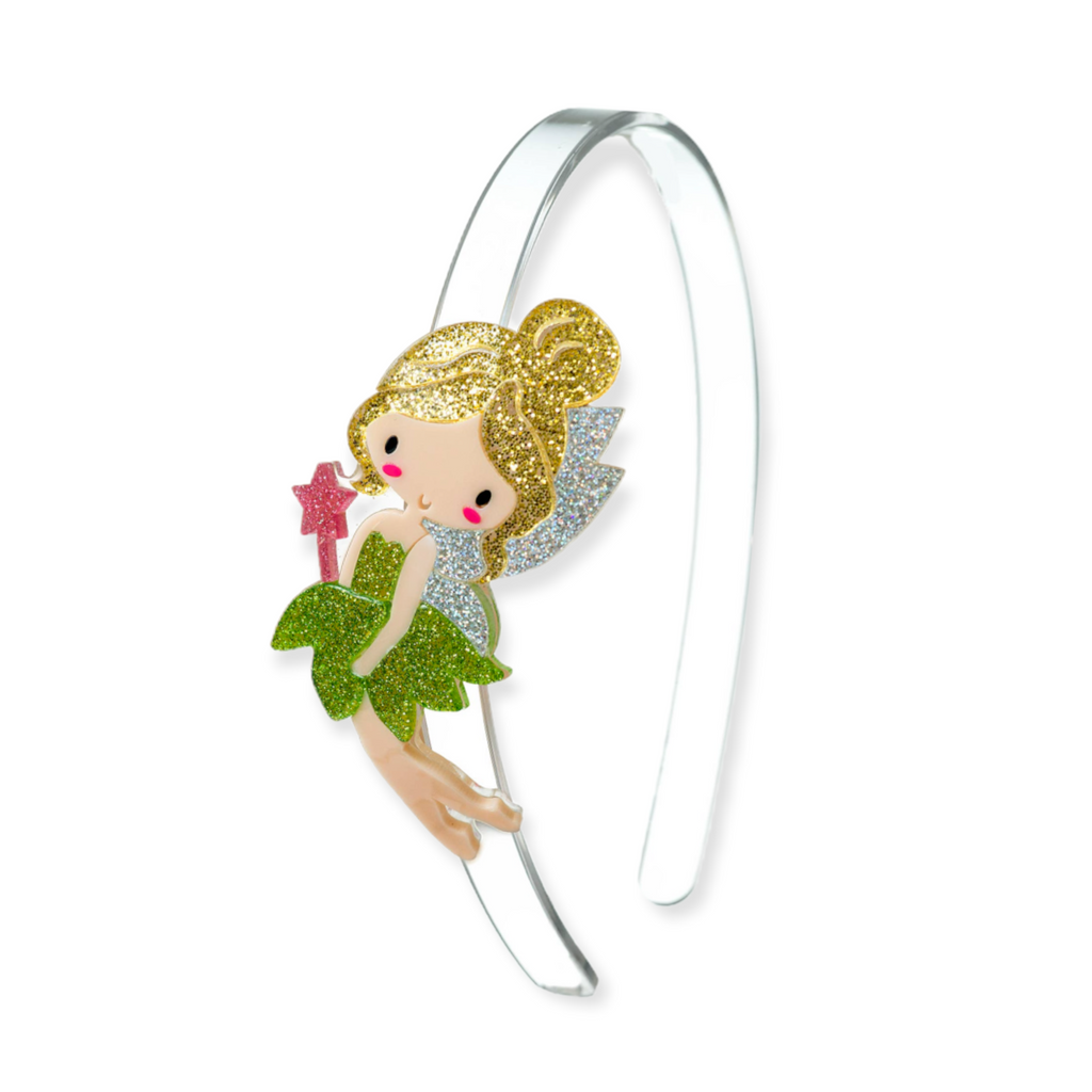 Lilies & Roses Gold Fairy Headband