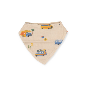 Angel Dear Bandana Bib ~ Vintage Camper Vans