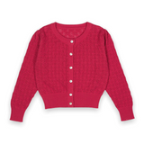 Rock Your Kid Darcy Cardigan ~ Red