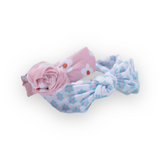 Petite Hailey Pleated Floral Headband