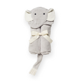 Elegant Baby Hooded Bath Wrap ~ Grey Elephant