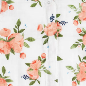 Little Unicorn Cotton Muslin Sleep Bag ~ Watercolor Roses