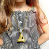 Gunner & Lux Gold Sail Boat Necklace