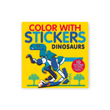 Color with Stickers: Dinosaurs