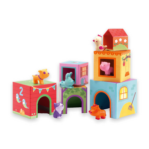 Djeco Topanifarm Stacking Blocks