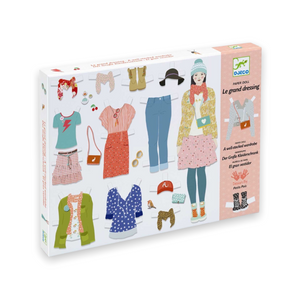Djeco Paper Fashion Dressing Room Paper Dolls