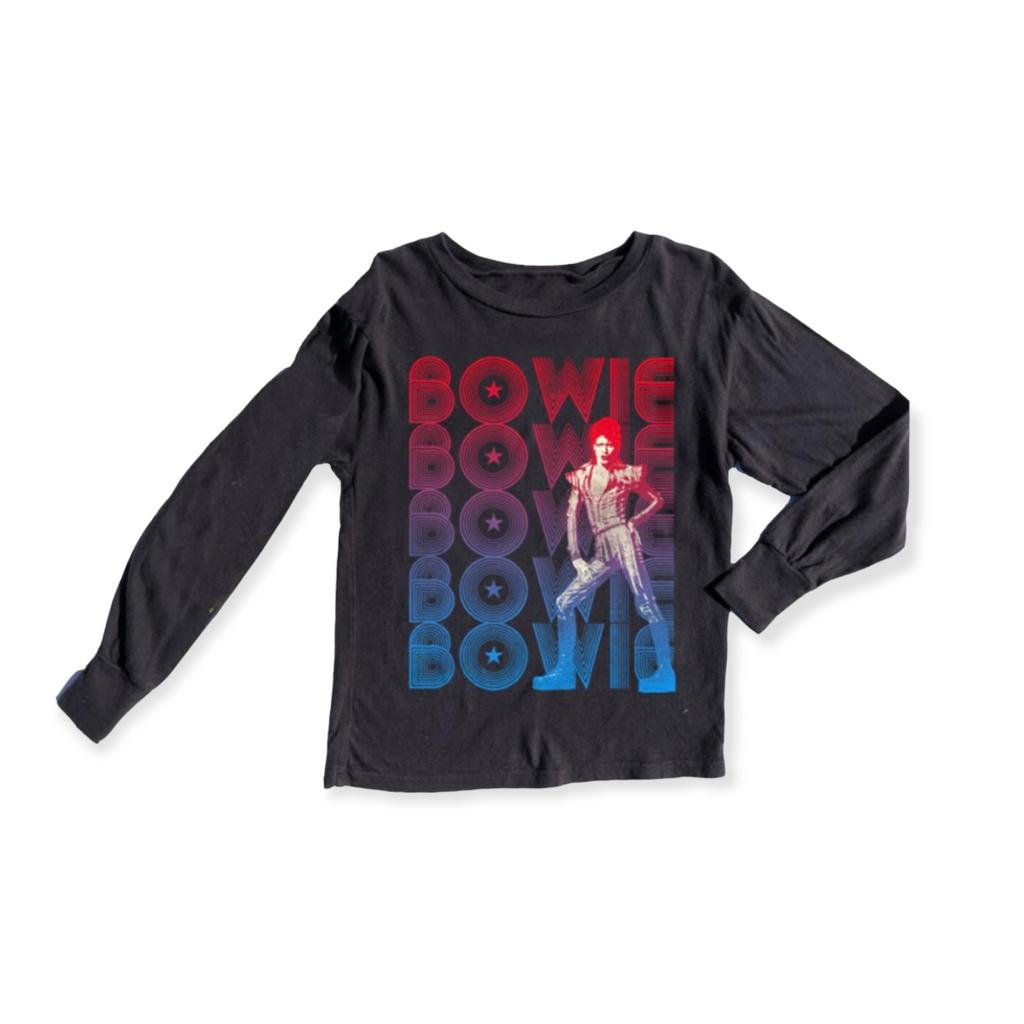 Rowdy Sprout Baby l/s Tee ~ David Bowie