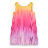 Billieblush Sleeveless Pleated Dress ~ Gradient Multi