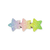 Milk x Soda Triple Glitter Star Hair Clip ~ Tropical