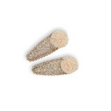Milk x Soda Marigold Mini Glitter Hair Clip Duo