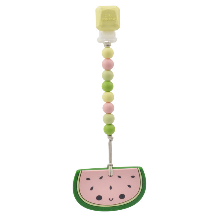 Loulou Lollipop Silicone Teether Gem Set ~ Watermelon