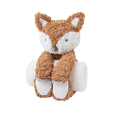 Elegant Baby Bedtime Huggie Blanket w/ Plush Toy ~ Fox