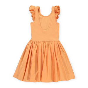 Molo Cloudia Flutter Sleeve Dress ~ Papaya